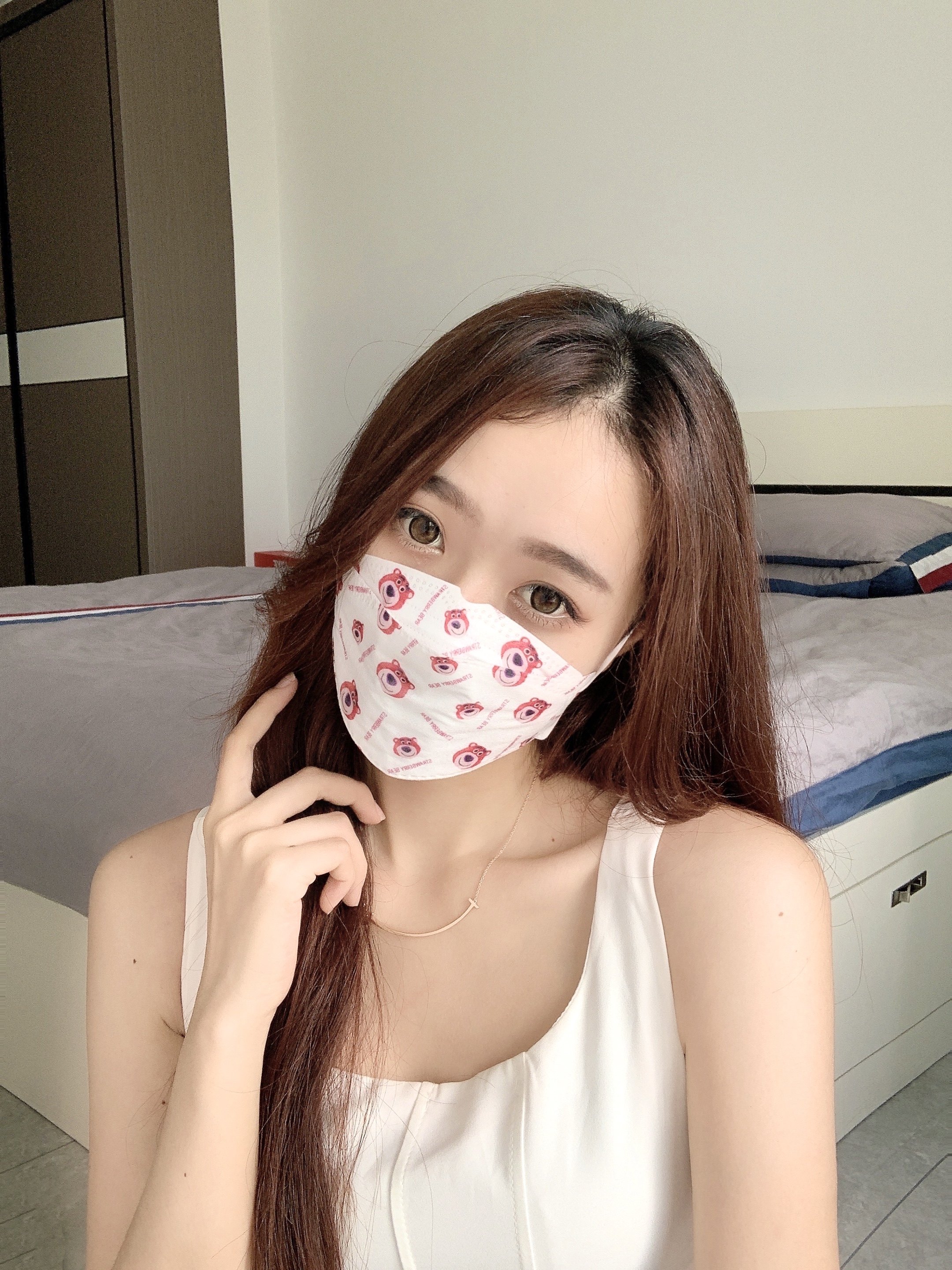 时尚潮流个性口罩kf94韩国一次性3d立体鱼嘴型男潮女神柳叶黑色