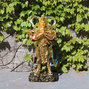 m朝天韦驮护法韦天将军韦琨神像寺庙供奉摆件佛像 1米韦陀菩萨88c