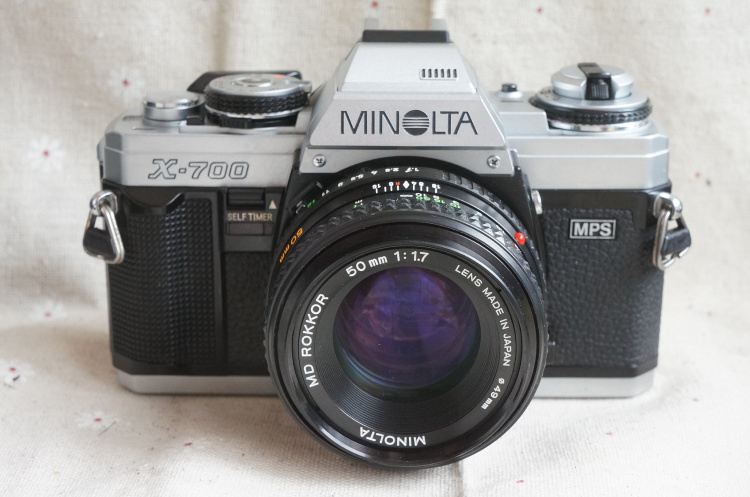 油面筋镜头店的优惠券大全—99新 美能达x700 黄标 50mm f1.7 50/1.