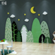 幼儿园环境布置材料美术教室走廊环创设主题文化墙面贴纸装饰成品