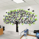 大树照片墙面贴纸员工风采展示板办公室装饰公司背景企业文化团队