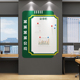 企业文化背景通知磁铁板公司会议办公室墙面装饰贴公告展示栏布置