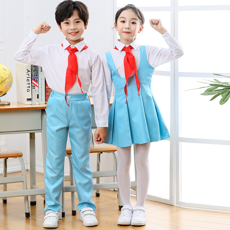 (今日5折)儿童合唱服中小学生红歌大合唱演出服男女童诗歌朗诵服装冯