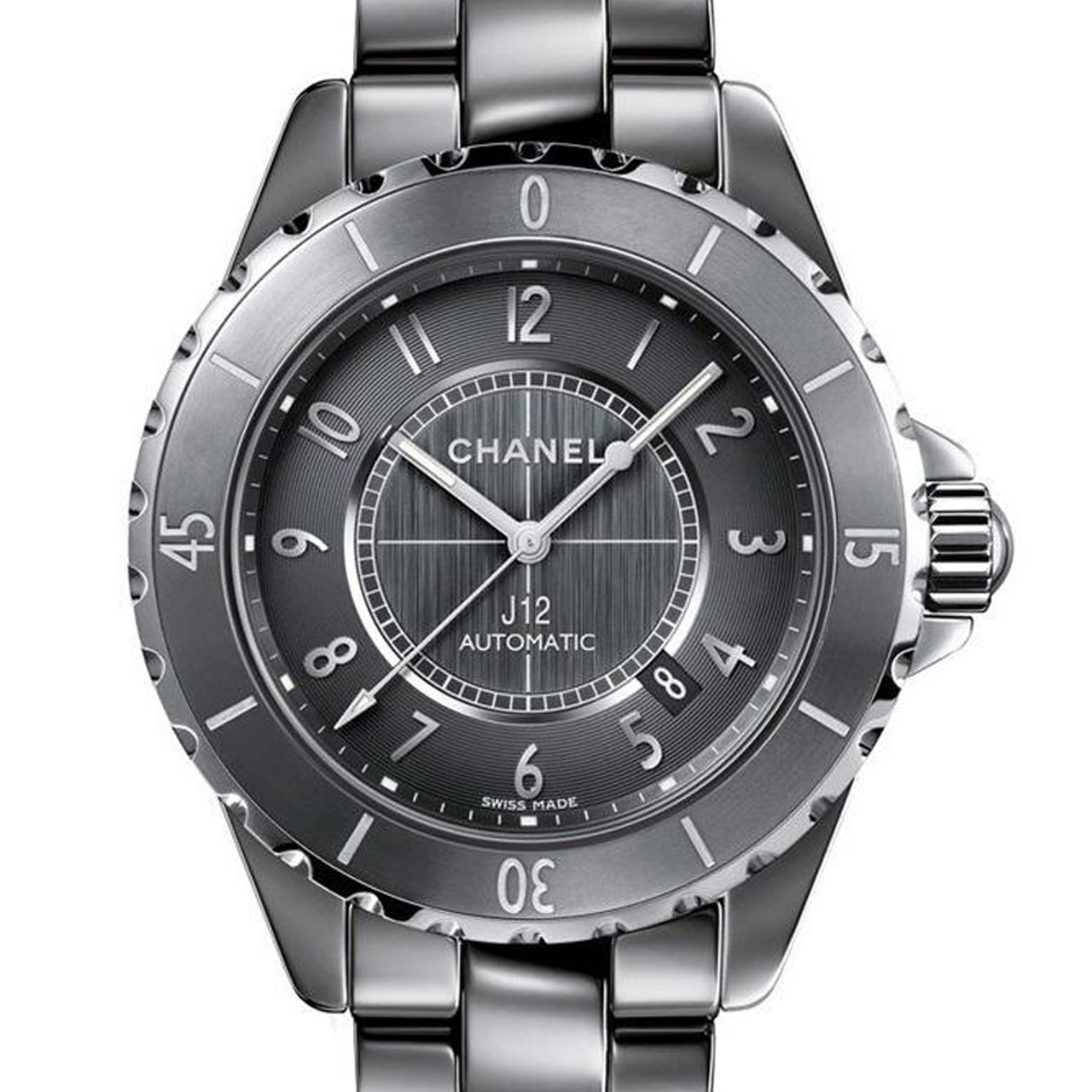 [9.5新]香奈儿j12系列陶瓷自动机械男表h2934