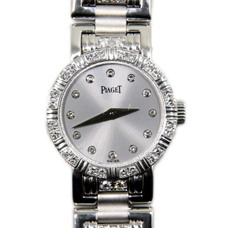 【9.0新】伯爵 石英 18k白金 原镶钻 女表 xj01695