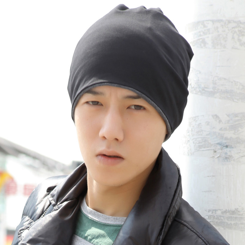 帽子男纯棉包头帽手术帽运动头巾夏季纯棉韩版潮化疗透气套头瓜皮