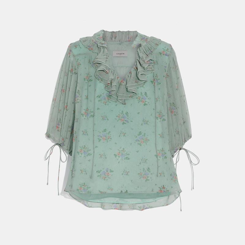 直播采购香港澳门专卖店正品采购女装Prairie花束印花上衣 72539|ruв категории Женская одежда, кружева свитер/шифон рубашка - от Buy2taobao.com для оказания профессиональной услуги покупки агента Taobao