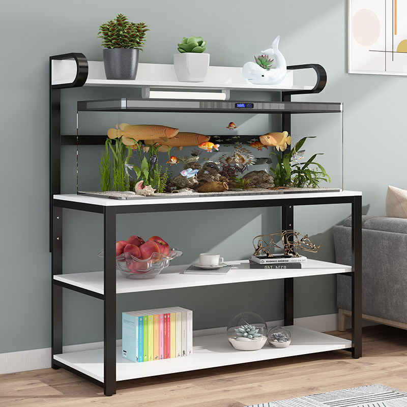 鱼缸架底座客厅鱼缸架子底座鱼缸底柜小型承重鱼缸柜简易欧式铁艺