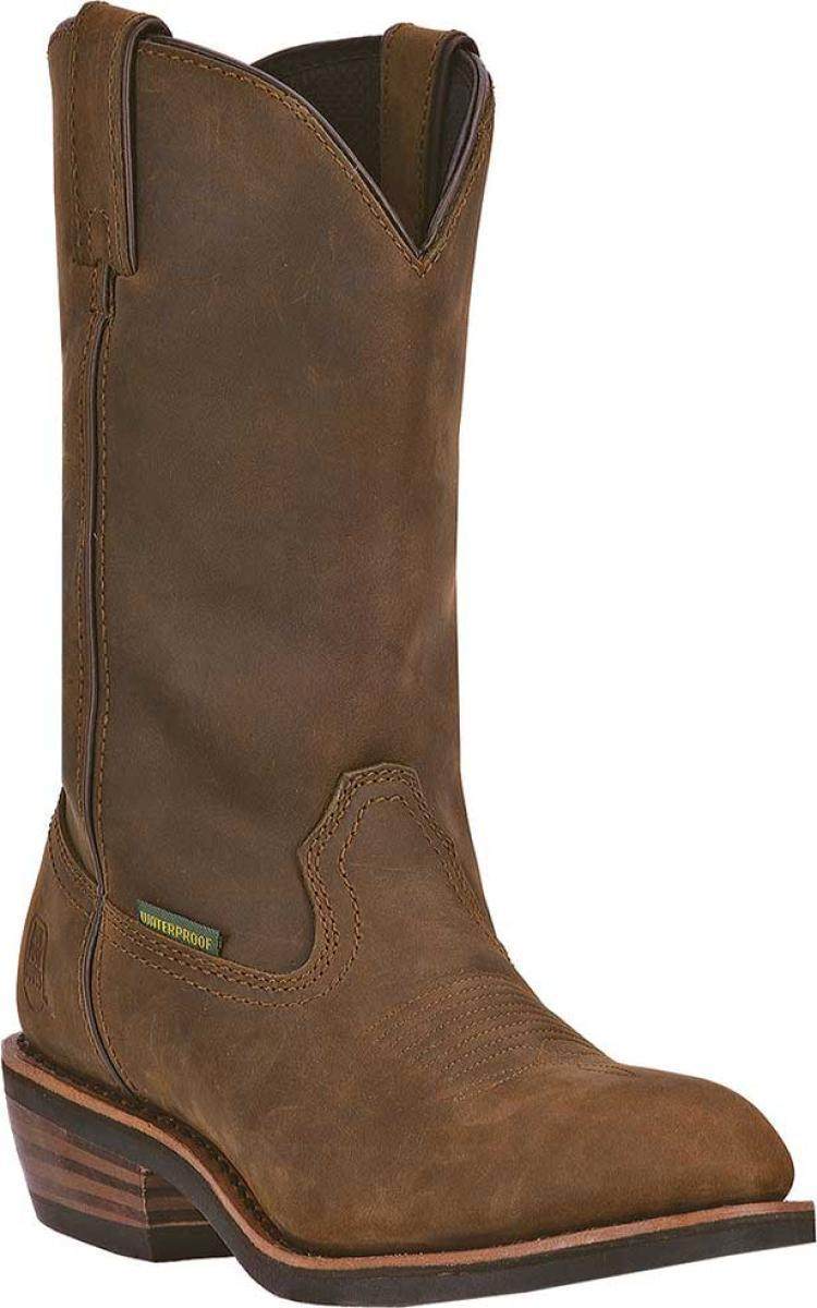 danpost男牛仔靴西部高筒防水套筒正品285264