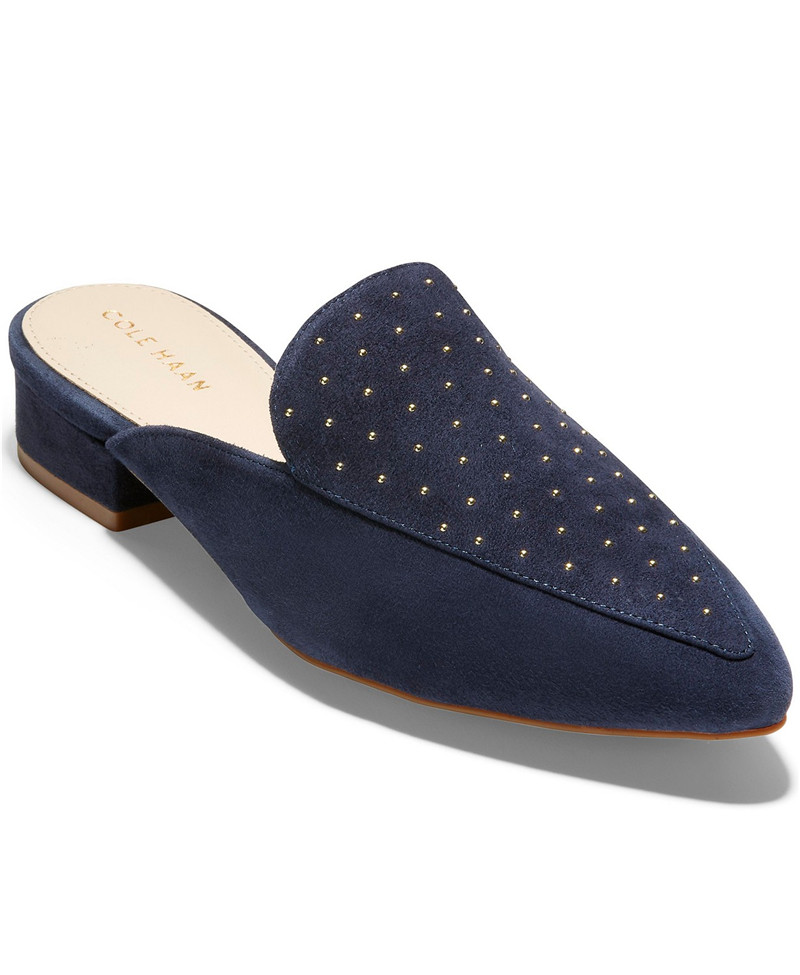 Cole Haan/可汗女穆勒鞋翻毛皮尖头中口方跟低跟正品W14066|ruв категории Женская обувь, 低帮鞋, 穆勒鞋 - от Buy2taobao.com для оказания профессиональной услуги покупки агента Taobao
