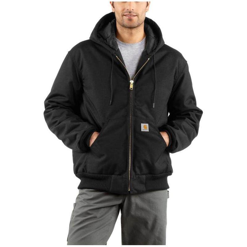 carhartt男夹克纯棉连帽拉链