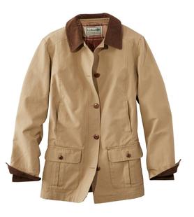 L.L. Bean/宾恩风衣女装外套上衣夹克春秋棉质中长款正品TA267093