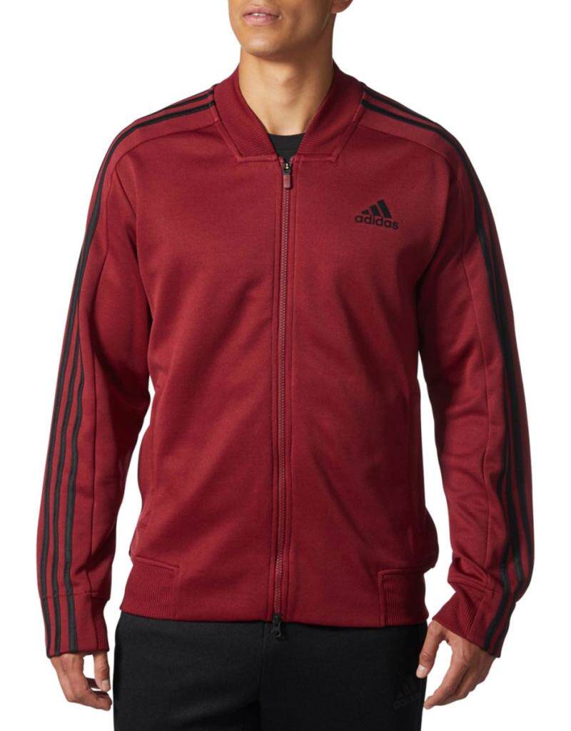 adidas阿迪达斯男夹克外套立领拉链logo休闲美国直邮l3020t
