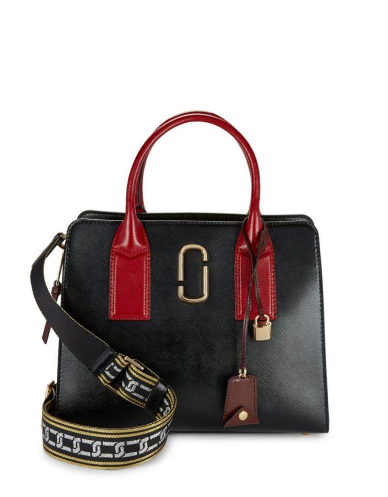 marcjacobs女包单肩包托特包皮质通勤美国直邮l3672t