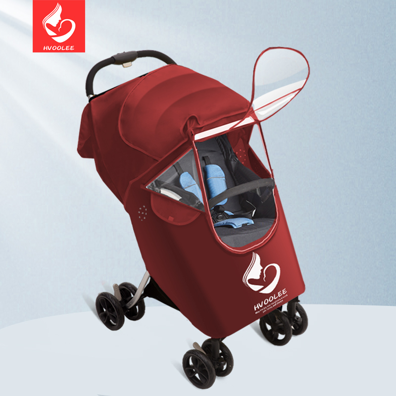 通用型婴儿车防雨罩保暖罩防风罩挡风罩宝宝推车防护罩御寒遮雨