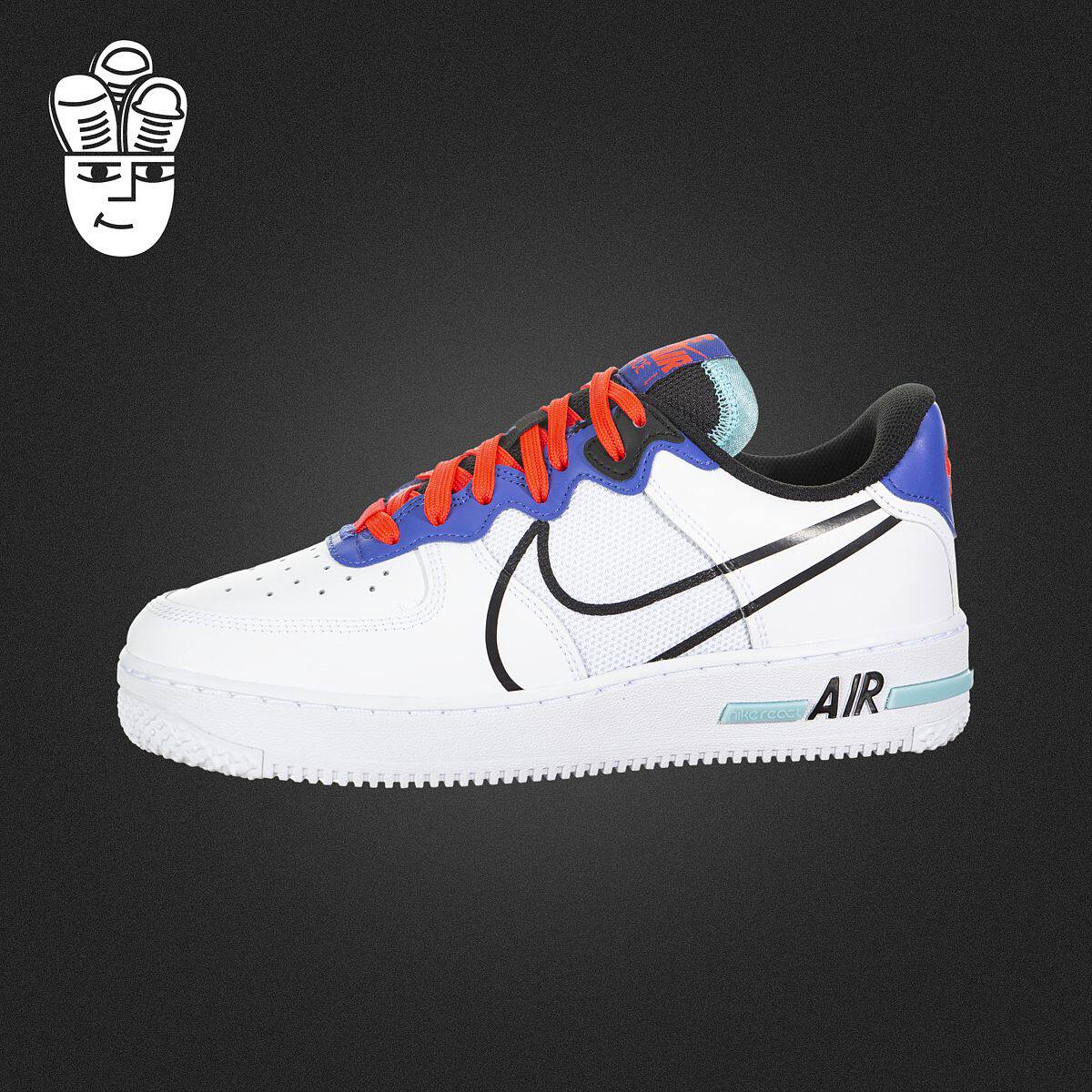 nikeairforce1react耐克男女鞋gs空军一号篮球鞋休闲板鞋