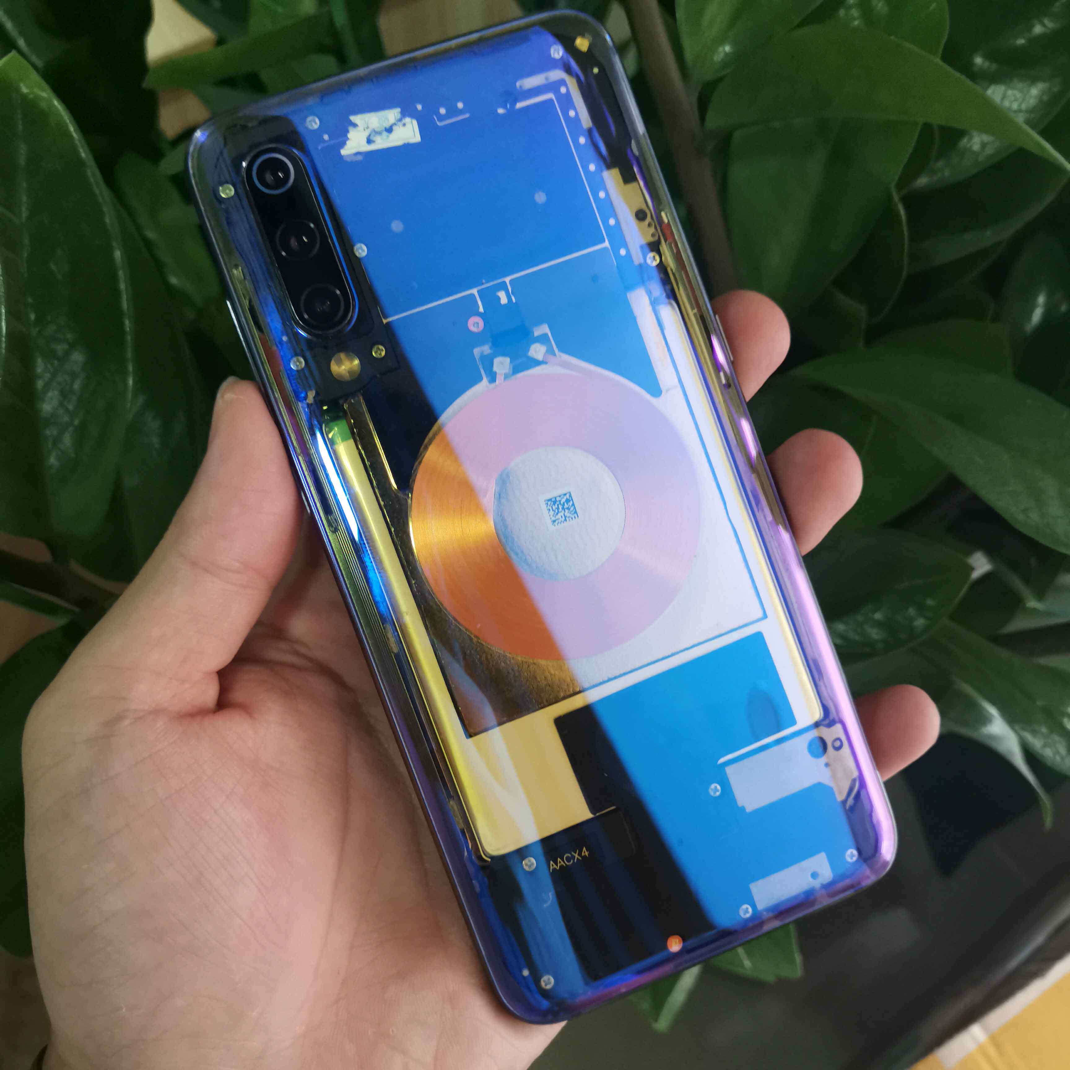 华为适用荣耀magic2透明玻璃后盖魔术手机电池外壳改装手机零部件