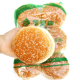 汉堡胚18个 汉堡面包胚德克士汉堡包面包胚圆形汉堡胚子汉堡坯