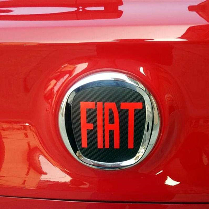菲翔菲亚特致悦改装专用碳纤标贴车贴fiat字母汽车装饰贴