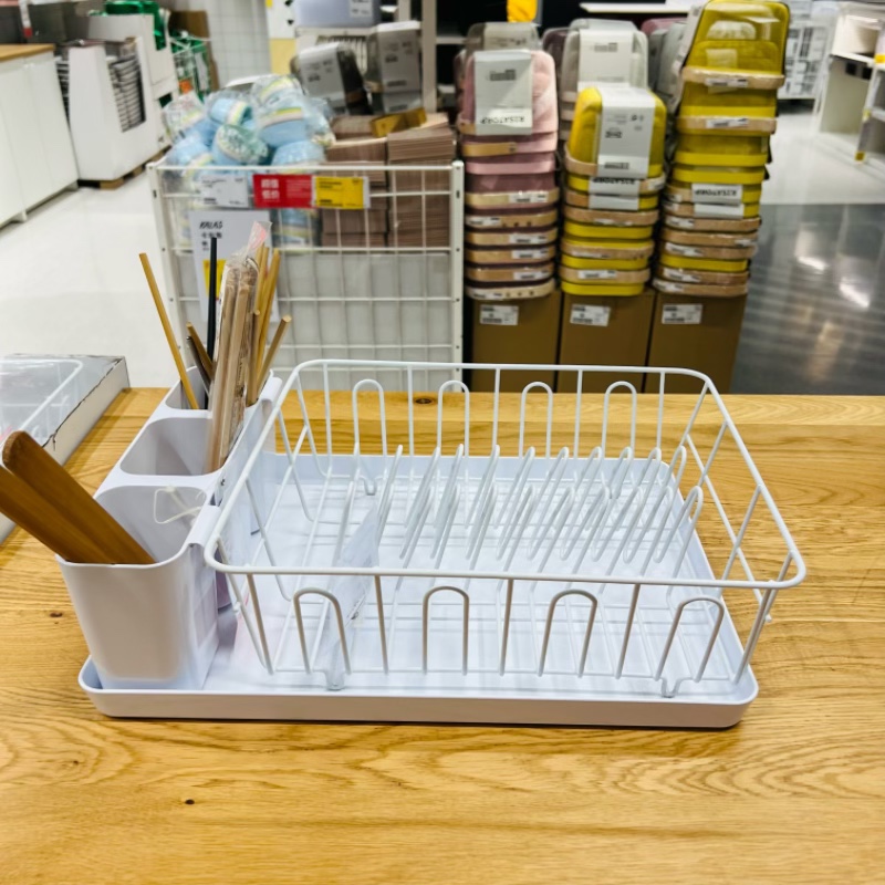 宜家国内正品代购瓦瑞拉厨房餐具碗盘碟滤干架整理架置物架收纳架