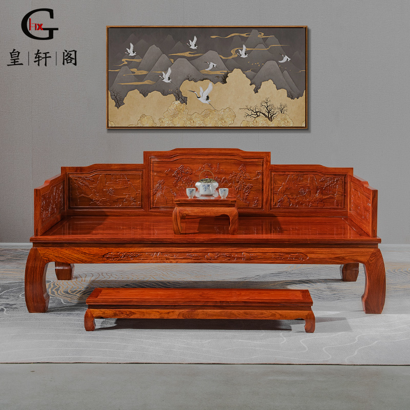 Mahogany furniture Hedgehog red sandalwood Ocean bed a living room solid wood Rosewood sofa Couch The bed. Mortise and tenon Chinese style brick bed warmed by fire underneathin the Residential furniture , Beds , Ocean bed category - from Buy2taobao.com to provide professional Taobao agent buy service