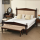 【清仓特价】美式复古实木双人床1.8米大床家具橡木婚床软包床