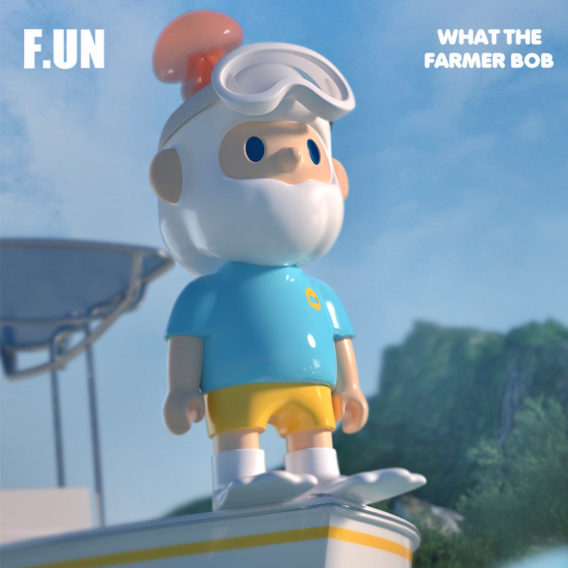 寻找独角兽 b what the farmer bob环游世界盲盒潮玩手办