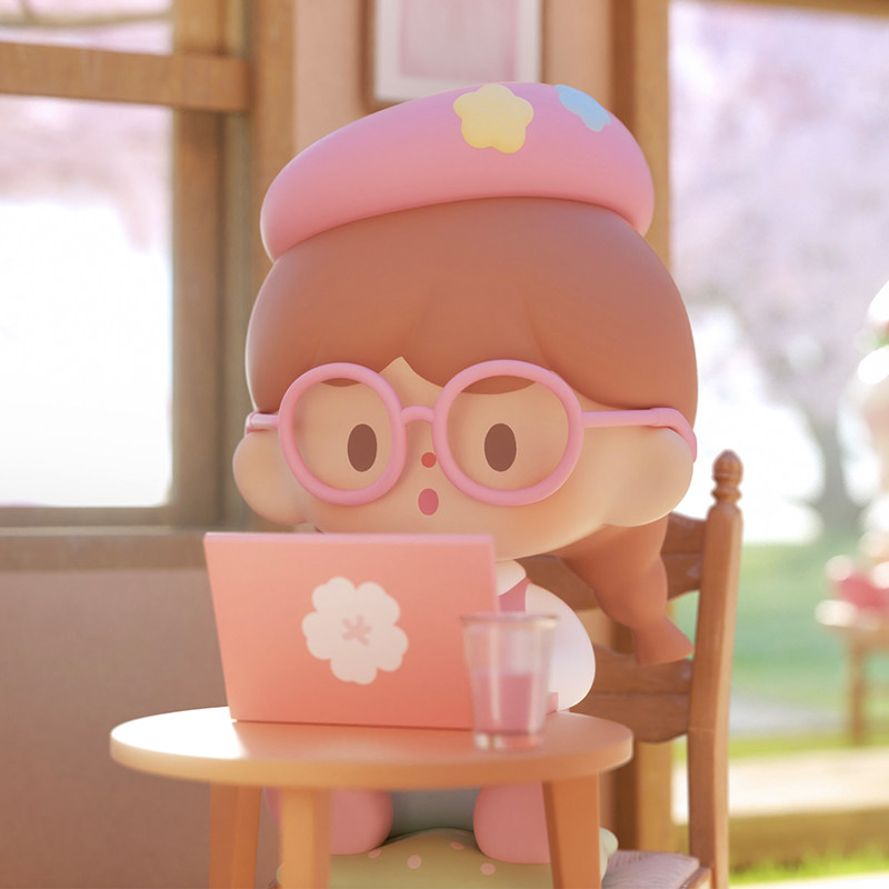 寻找独角兽b 卓大王樱花咖啡店盲盒潮玩手办摆件网红2022新款公仔