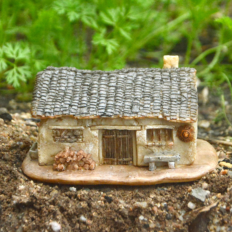 田园乡村老房子摆件小模型桌面创意微