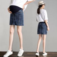孕妇装牛仔裙2021夏装半身裙裤裙包臀裙春夏外穿短裤薄款时尚短裙