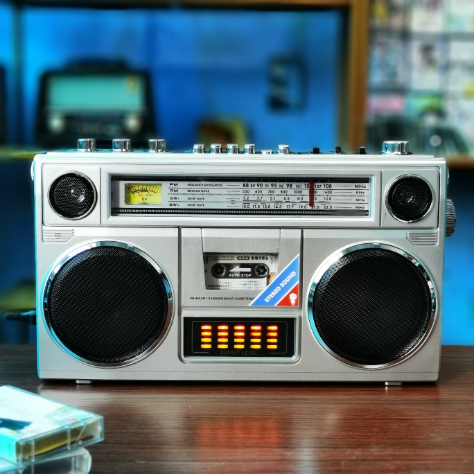 充电式磁带机收录音录音机卡带机蓝牙插卡户外音箱收音机