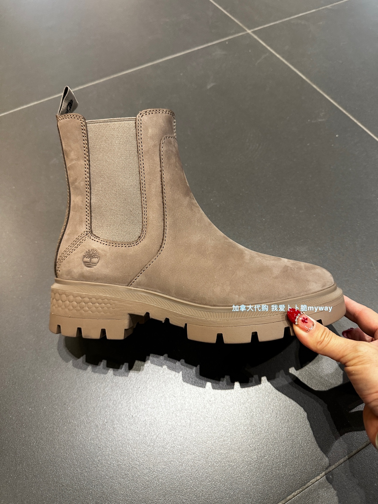 代购Timberland添柏岚Cortina Valley Chelsea Boot防滑休闲女鞋