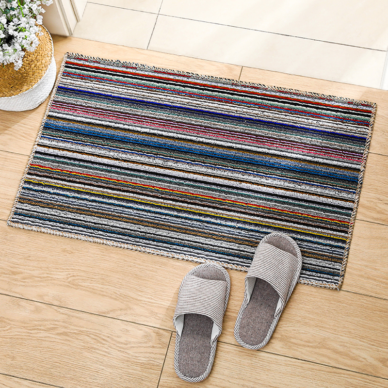 household stripe Foyer The door Mat thickening Shower Room non-slip water uptake Cushion a living room toilet kitchen carpet Doormatin the Home Fabric , Mat category - from Buy2taobao.com to provide professional Taobao agent buy service