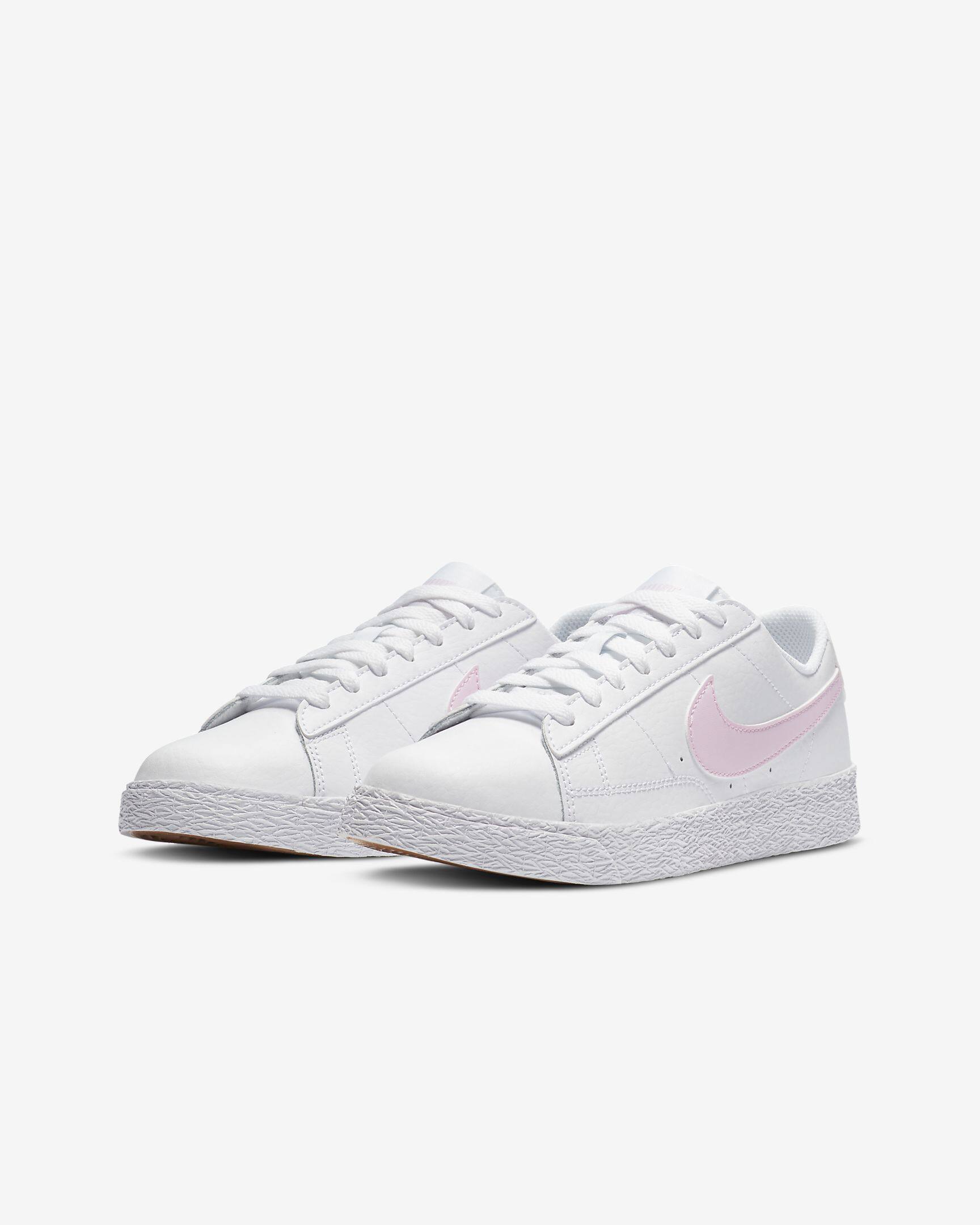 粉色_nike blazer low耐克女子运动休闲粉色大勾低帮板鞋cz7576-102