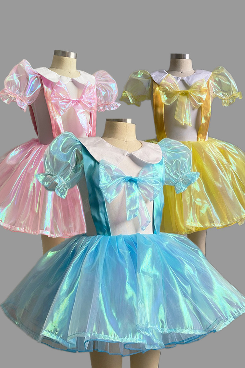 六一女童舞蹈服小班幼儿演出服儿童可爱蓬蓬裙公主连衣裙表演服装