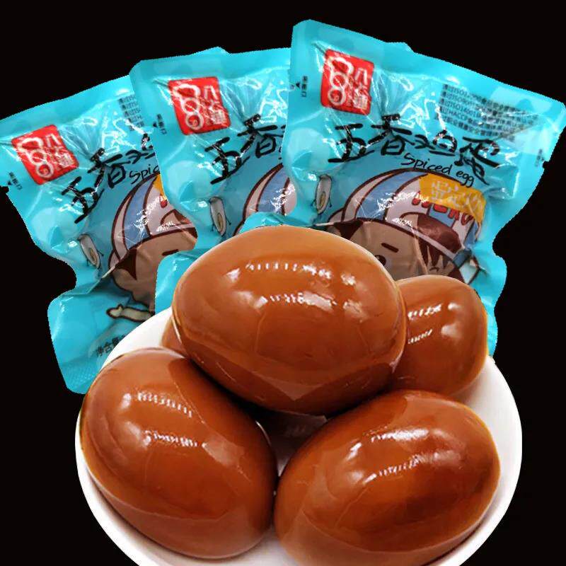 八大锤五香鸡蛋去皮即食卤蛋30g/枚休闲零食小包装袋装卤味下饭菜