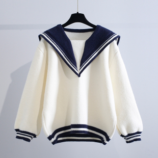 日系海军领毛衣