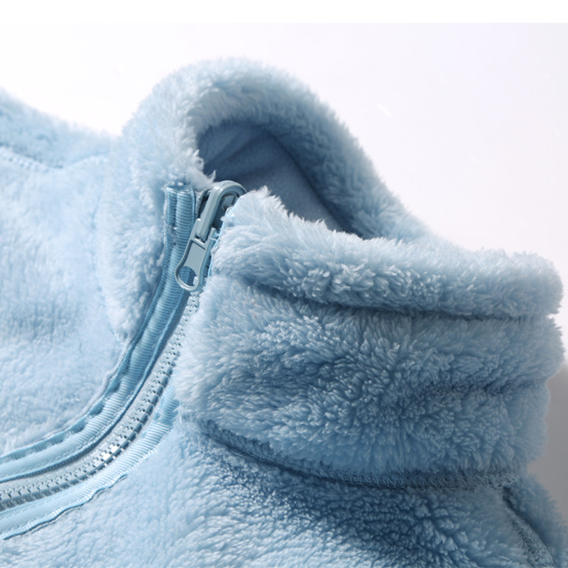 手抓绒外套女双面绒摇粒绒