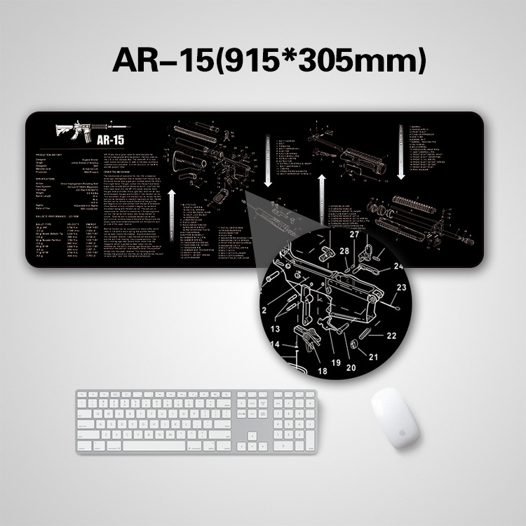 枪分解鼠标垫亚马逊一件代发 mouse pad game 鼠标垫超大定制批发在类目 电脑硬件/显示器/电脑周边, 电脑周边, 鼠标垫/贴/腕垫中 - 来自Buy2taobao.com提供专业的淘宝代购服务