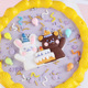 烘焙蛋糕装饰卡通可爱熊兔派对插卡插件软陶生日派对甜品装扮