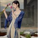 旗袍新款2024春秋唐装中式女装中国风外衫搭配吊带新中式国风套装