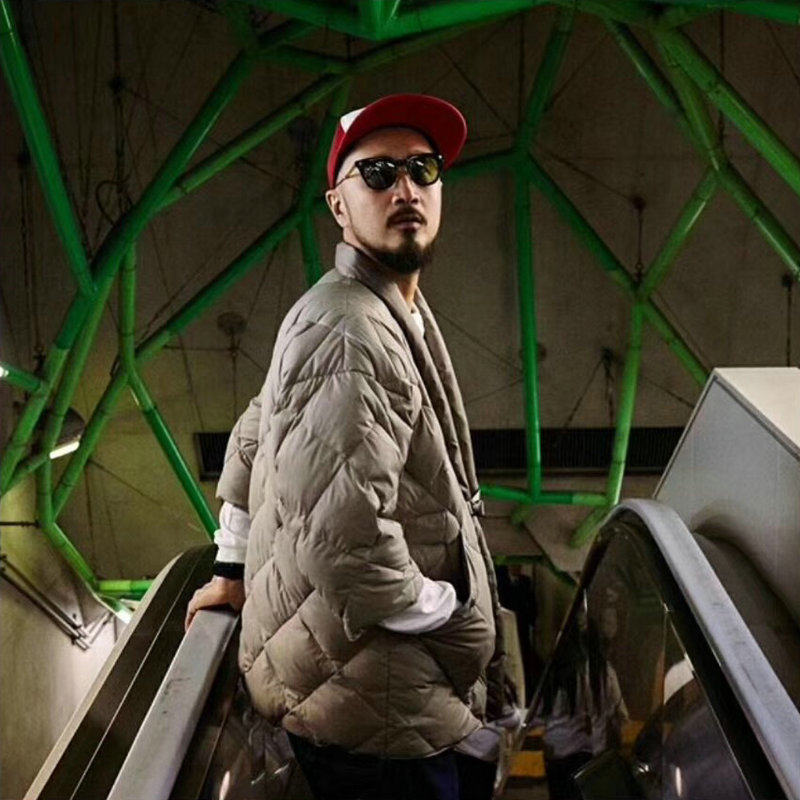 comfy outdoor日系复古街头城市机能道袍羽绒服