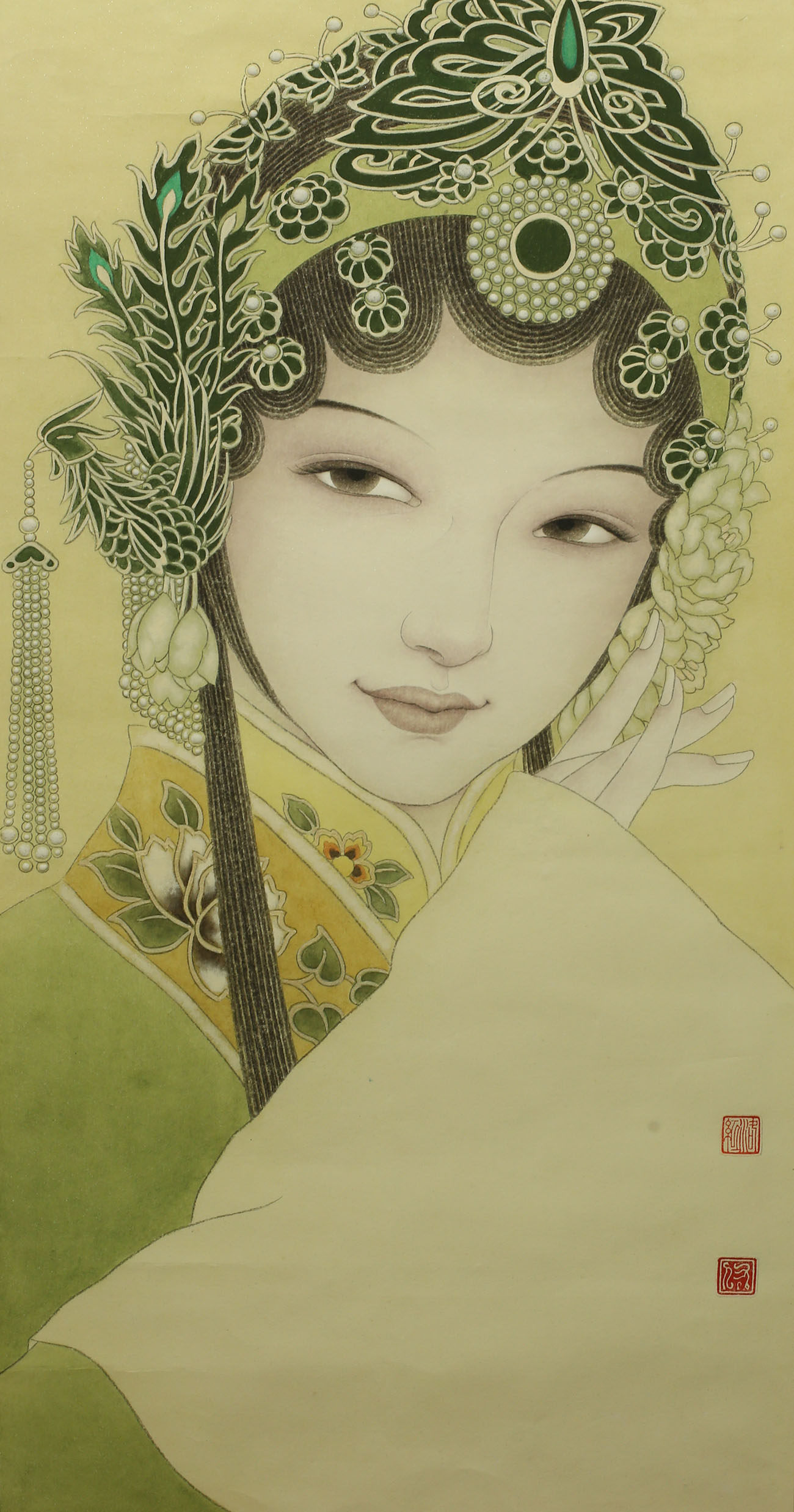 付洛红 戏曲人物 大千画廊