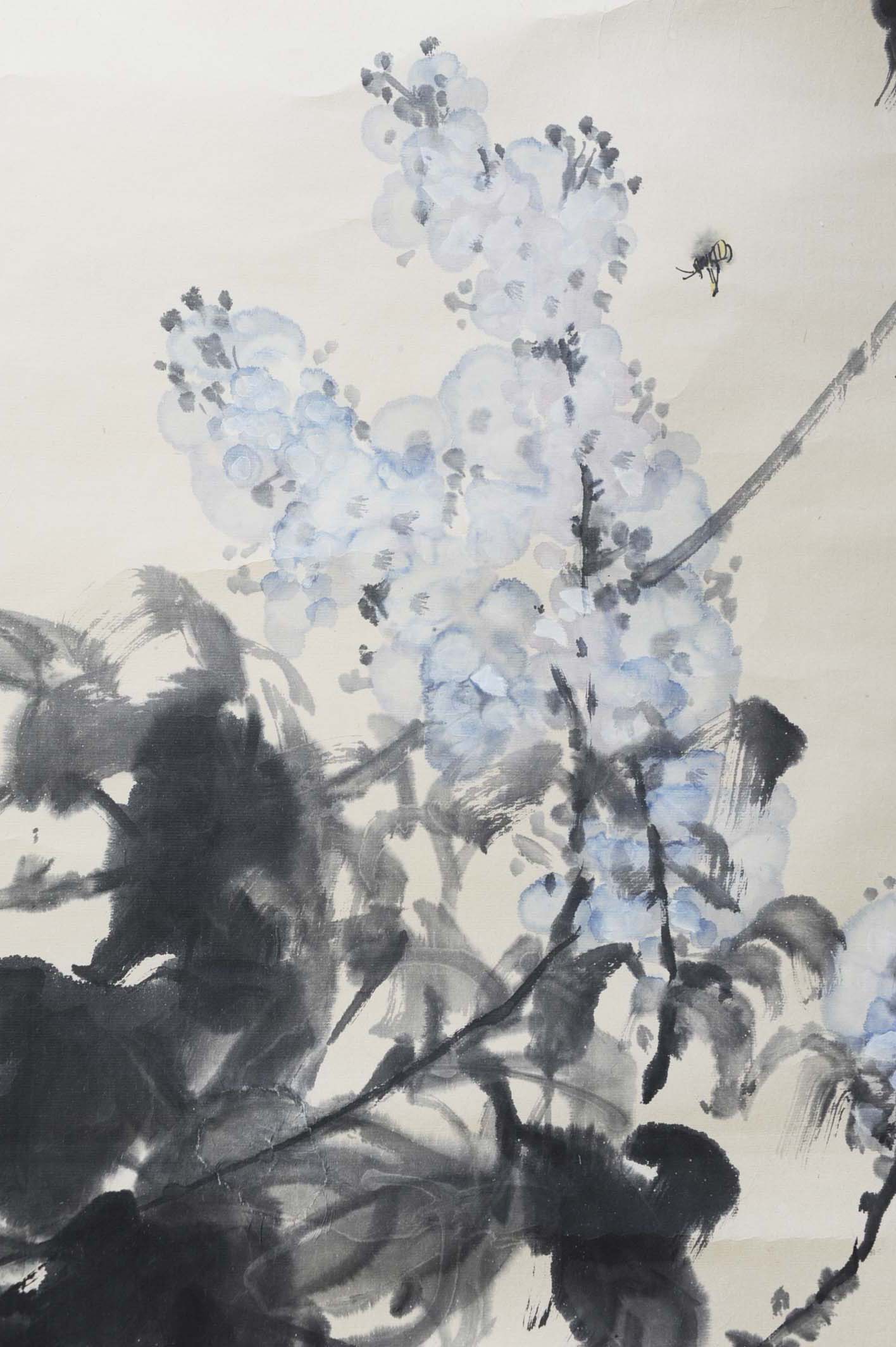 李凌云 花卉 大千画廊