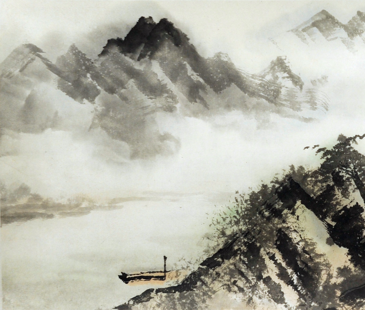 关松房 《山水》 北京画院画师