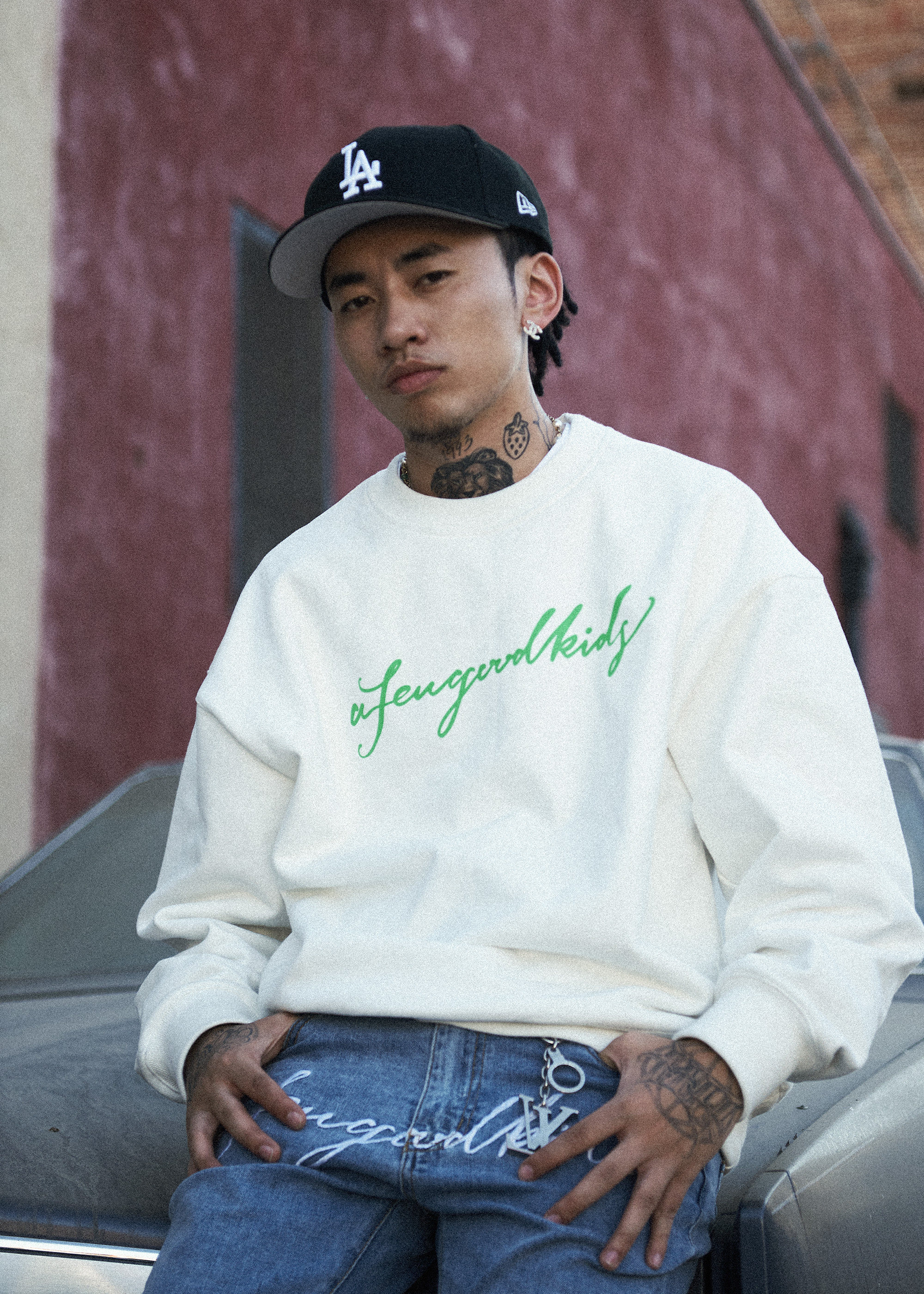 热销白色外套男冬季 加绒加厚_fff马思唯联名afgk印花卫衣男潮a few