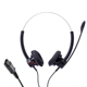 美国Plantronics/缤特力 SP12-QD头戴式降噪双耳带麦有线客服耳机