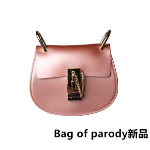 gucci gd包 Bag of parody GD啞光磨砂迷你果凍鏈條小豬包單肩斜挎鎖扣小女包 gucci雙g包