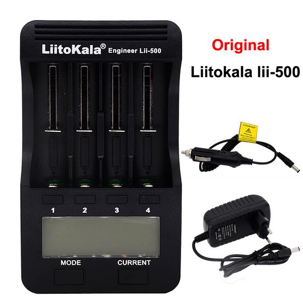 LiitoKala Lii-500 lii-300 18650锂电池专用充电器 检测零伏激活