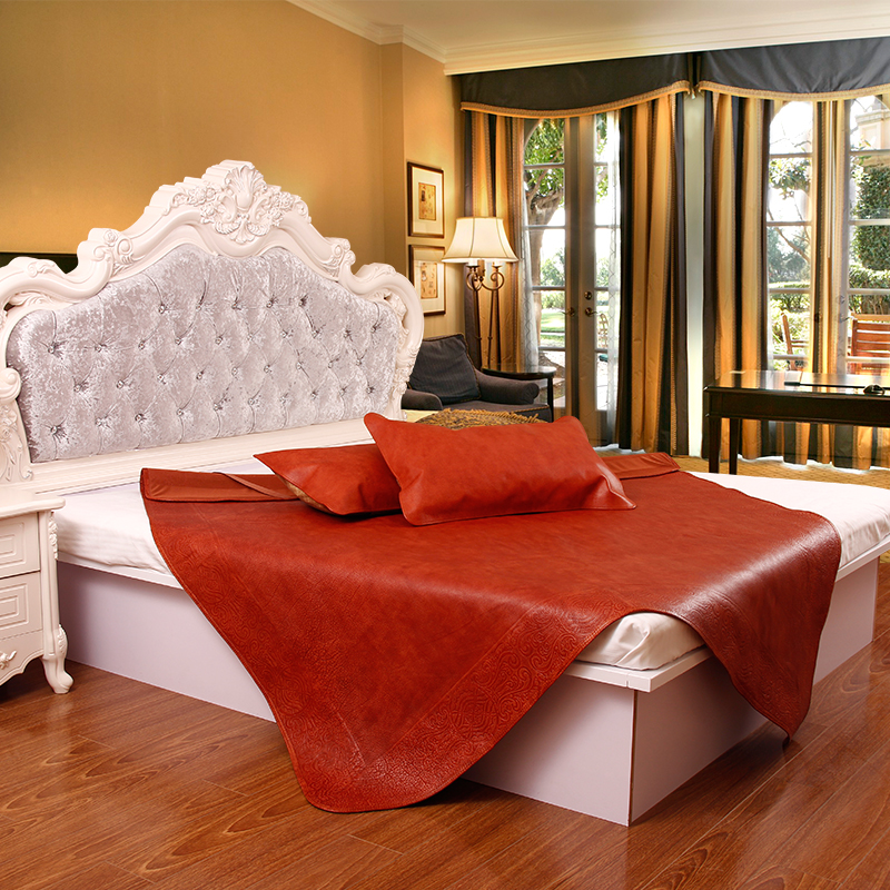 Reeves Watermill technology The first layer Buffalo summer sleeping mat Leather seats summer summer sleeping mat Three cowhide pillow casein the Bedclothes , 凉席, 牛皮席 category - from Buy2taobao.com to provide professional Taobao agent buy service